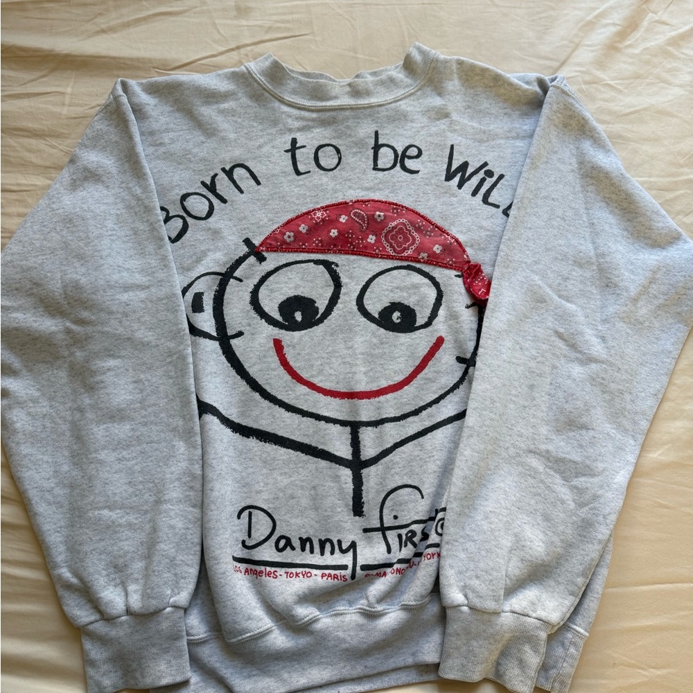 Rare Vintage Danny First “Born to be Wild” Sweatshirt, USA Made